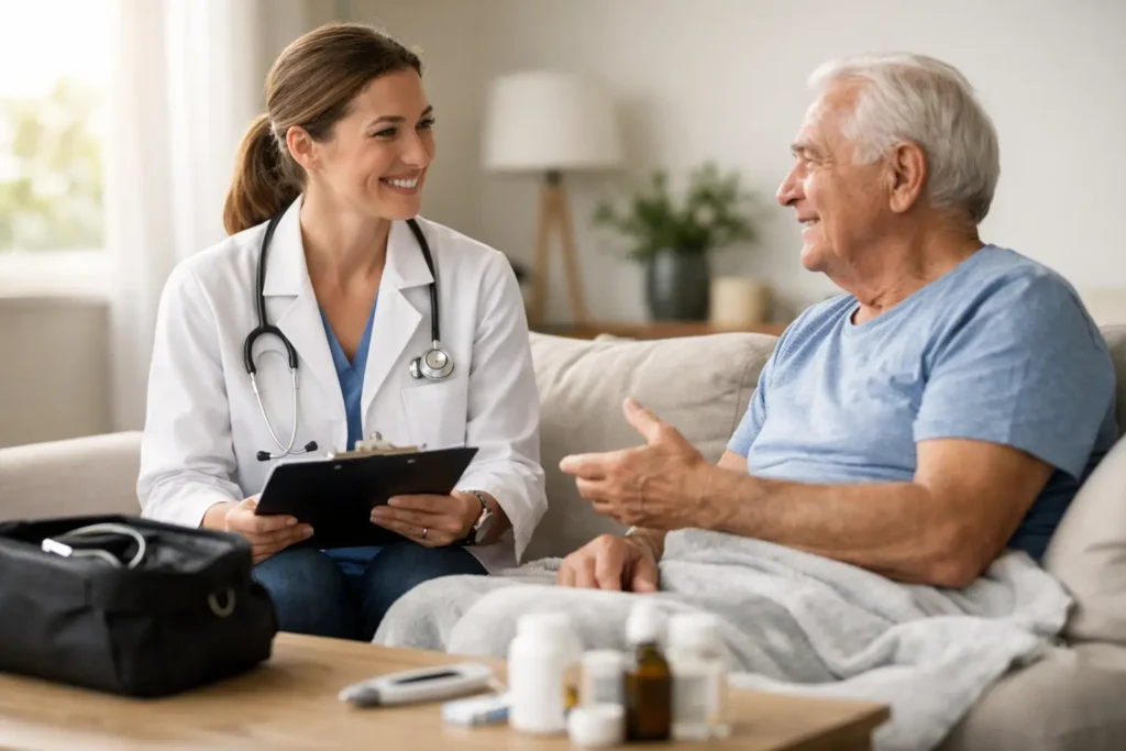 Cât durează o vizită medicală la domiciliu?